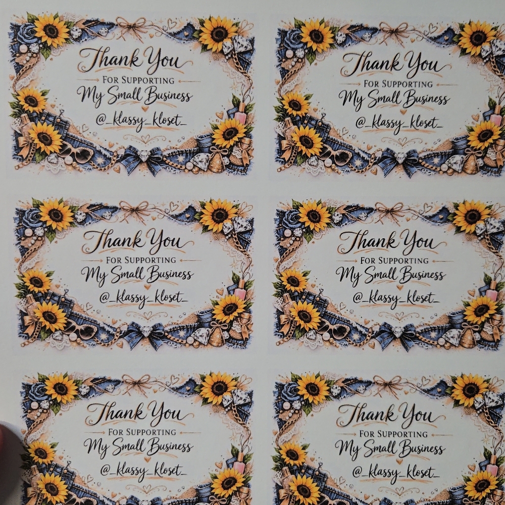 @_klassy_kloset_  Custom Handmade Denim, Bling, Flowers  50 Count - Picture 2 of 2